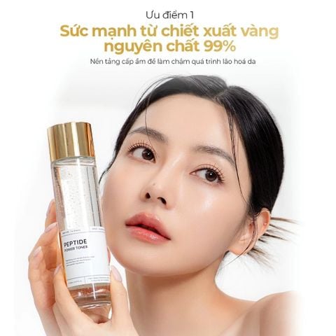BOM Nước cân bằng Peptide Power Toner 150ml
