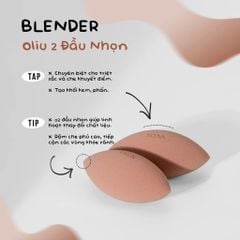 Vacosi Set 3 Bông Đa Diện Nâu Versatile Makeup Blender Set
