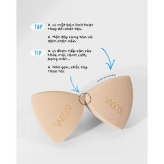 Vacosi Bông Kim Tự Tháp Versatile Makeup Sponge_Bp41