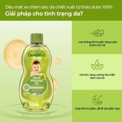 Dermoviva Baby Dầu matxa cho bé Olive Massage Oil 200ml