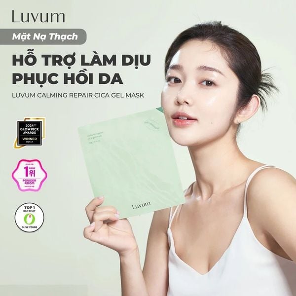 Luvum Mặt nạ Calming Repair Cica Gel Mask 33g