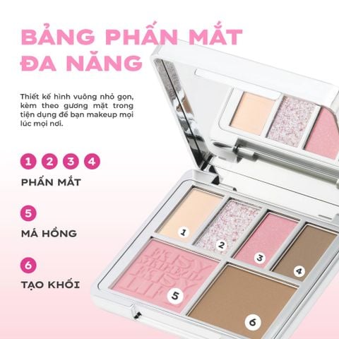 Lemonade bảng phấn mắt Aesthetic Multi-task Palette