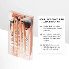 Vacosi Bộ Kit 5 Cọ Cơ Bản Phiên Bản Golden Dragon Luna The Face & Eyes Brush Kit_Sc04
