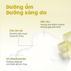 Milaganics Toner Hoa cúc, AHA, Niacinamide 240ml