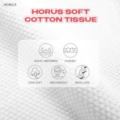 Horus Khăn khô đa năng Soft Cotton Tissue 80pcs