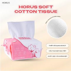 Horus Khăn khô đa năng Soft Cotton Tissue 80pcs