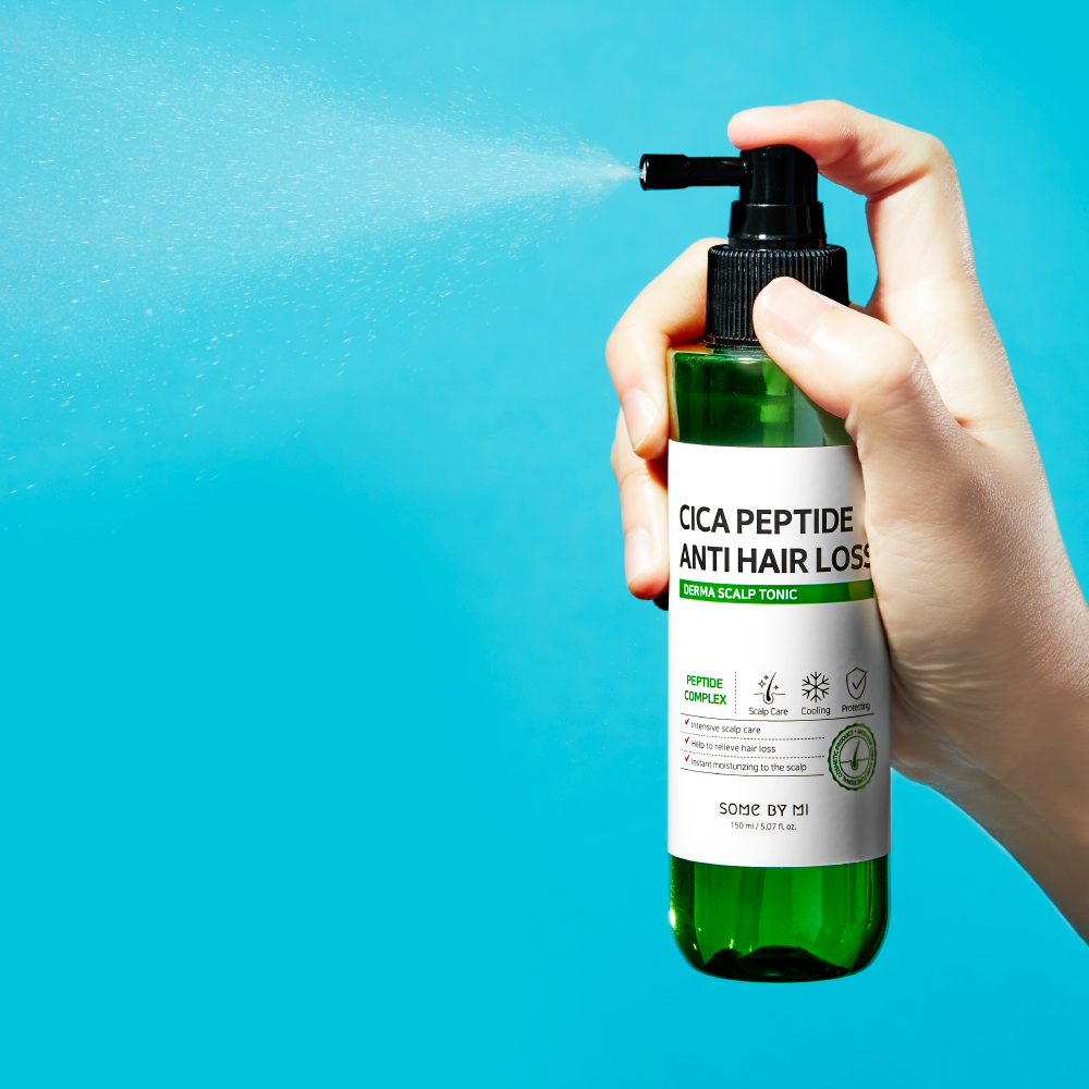 Some By Mi Xịt dưỡng tóc Cica Peptide Anti Hair Loss Derma Scalp Tonic 150ml (IP04)Some By Mi Xịt dưỡng tóc Cica Peptide Anti Hair Loss Derma Scalp Tonic – Sammishop Some By Mi Xịt dưỡng tóc Cica Peptide Anti Hair Loss Derma Scalp Tonic 150ml (IP04)Some By Mi Xịt dưỡng tóc Cica Peptide Anti Hair Loss Derma Scalp Tonic – Sammishop