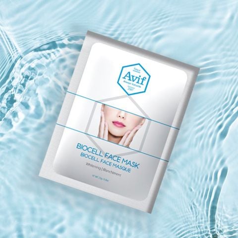 Avif Mặt nạ giấy Biocell Brightening Face Mask mới