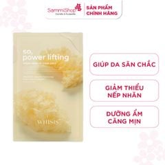 Whisis Mặt nạ thuần chay Power Lifting Vegan Essence Mask Pack 27g