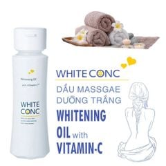 White conc Dầu dưỡng trắng da Whitening Oil C 100ml