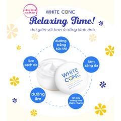 White conc Kem ủ dưỡng thể Whitening Body Pack C 70g