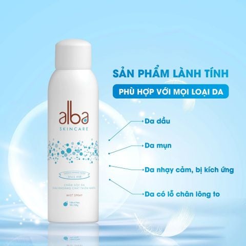 Alba Skin Care Xịt khoáng