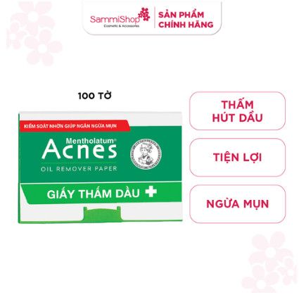 [FLASH DEAL] Acnes Giấy thấm dầu Oil Remover Paper 100 tờ CHỈ ÁP DỤNG VỚI HÓA ĐƠN TỪ 599K