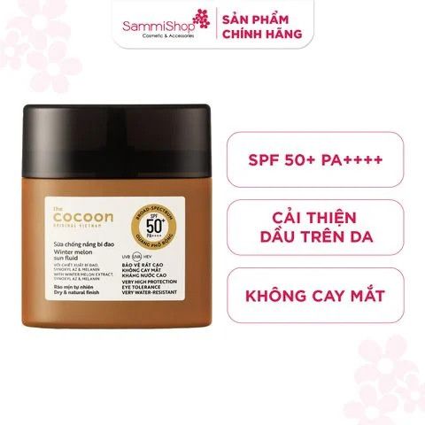 [05.06 - 19.06] Cocoon Sữa chống nắng bí đao Winter Melon Sun Fluid 50ml