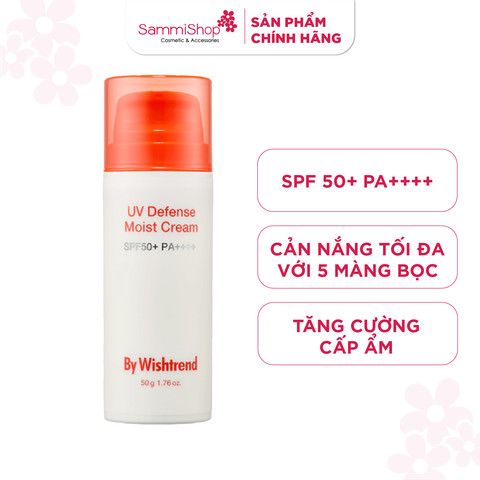 [21.03 - 31.03]  By Wishtrend Kem chống nắng UV Defense Moist Cream SPF50+PA++++ 50g