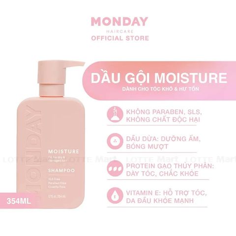 [01.06- 30.06] Monday Dầu gội Moisture 354ml