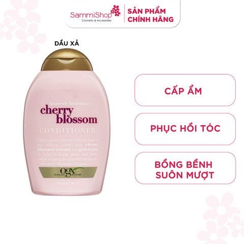 [13.07 - 31.07] OGX Dầu xả heavenly hydration + cherry blossom conditioner 385ml