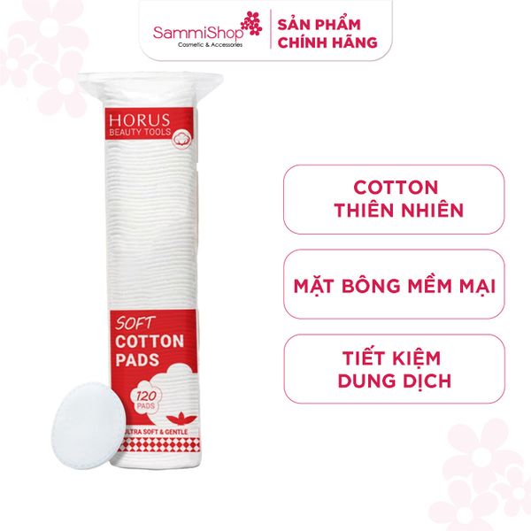 APP-WEB 03.11 - 02.12 Horus Bông tẩy trang Soft Cotton Pads 120 pads