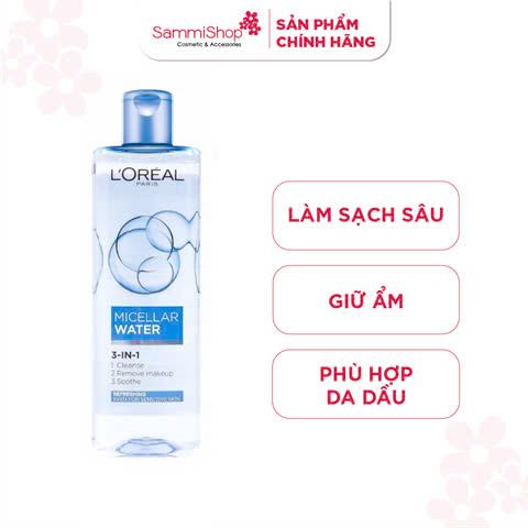 APP-WEB 03.11 - 02.12 Loreal Micellar Water 3-in-1 Refreshing Even For Sensitive Skin 400ml