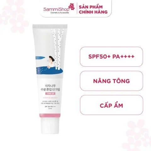 01.07 - 31.07 APP-WEB Round Lab Kem chống nắng Birch Juice Moisturizing Tone-up Sunscreen 50ml