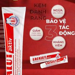 [HÀNG TẶNG KHÔNG BÁN] QT Lacalut Kem đánh răng Aktiv 75ml