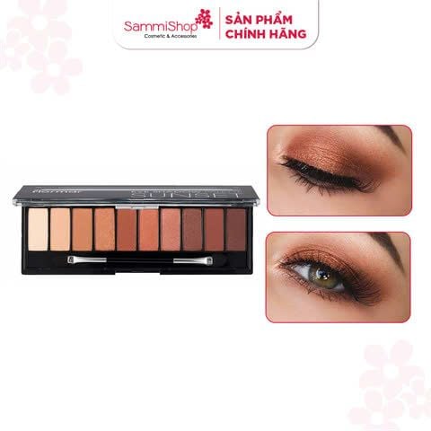 [date 3/26] Flormar Bảng phấn mắt Eye Shadow Palette #Sunset 10 ô 10g