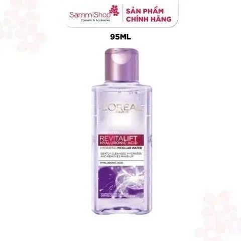 ĐỒNG GIÁ 5.5-1.6 Loreal Nước Tẩy Trang Revitalift Hyaluronic Acid Hydrating Micellar Water 95ml (IP07)