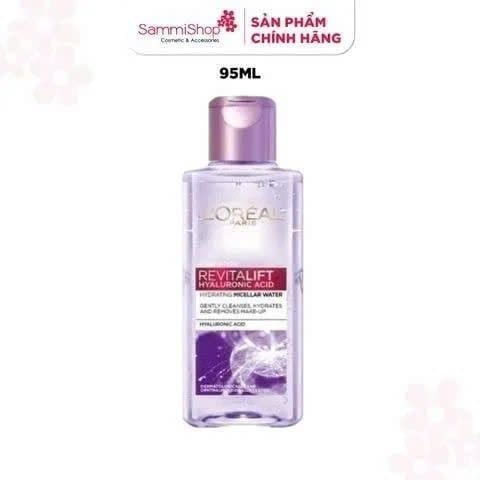 FLASH SALE 01.04 - 04.05 Loreal Nước Tẩy Trang Revitalift Hyaluronic Acid Hydrating Micellar Water 95ml (IP07)