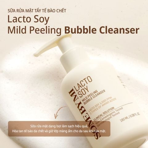 Some By Mi Sữa rửa mặt Lacto Soy Mild Peeling Bubble Cleanser 180ml