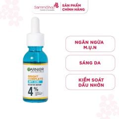 APP-WEB 02.06 - 30.06 Garnier Dưỡng Chất Giảm Mụn Skin Naturals Bright Complete Anti-Acne Booster Serum 30ml