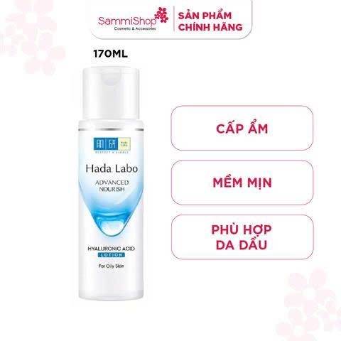 APP-WEB 02.06 - 30.06 Hadalabo Dung dịch dưỡng ẩm Advanced Nourish Hyaluronic  Acid Lotion For Oil Skin 170ml