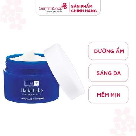 01.07 - 31.07 APP-WEB Hadalabo Kem dưỡng Perfect White  Tranexamic Acid Cream 50g