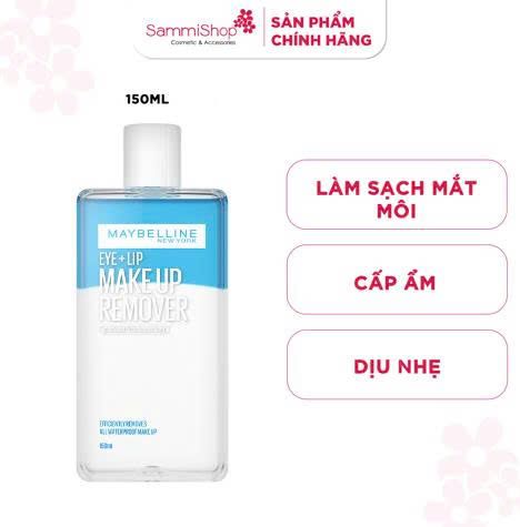 APP-WEB 02.06 - 30.06 Maybelline Makeup Remover Lip & Eye 150ml - mới