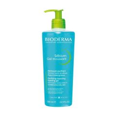 Bioderma Gel rửa mặt Sebium Gel Moussant dạng chai 500ml