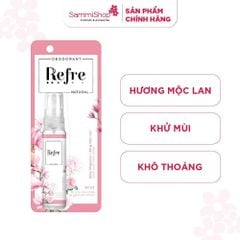 03.06 - 07.06 COMBO 2 Refre Xịt khử mùi Hồng Mộc Lan Refre Natural Rosa Magnolia 30ml