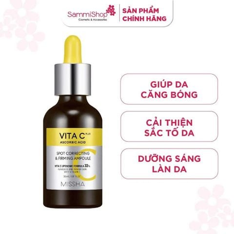 03.12 - 18.12 MEGA SALE Missha Tinh chất Vita C Plus Spot Correcting & Firming Ampoule 30ml