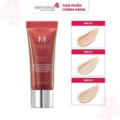 APP-WEB 01.07 - 31.07 Missha Kem nền M Perfect Cover BB Cream EX SPF42 PA+++ 20ml