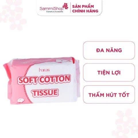 FLASH SALE APP-WEB 01.07 - 31.07 Horus Khăn khô đa năng Soft Cotton Tissue 80pcs