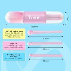 [HÀNG TẶNG KHÔNG BÁN] QT Horus Set Cọ trang điểm mini Mini Brush Set