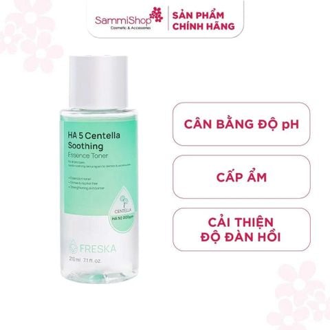 [01.07 - 14.07] Freska Nước hoa hồng HA 5 Centella Soothing Essence Toner 210ml