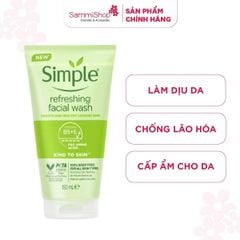 [01.07 - 14.07] Simple Gel Rửa Mặt Kind To Skin Refreshing Facial Wash Gel 150ml