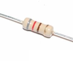 20 điện trở 100R 1W 5% hàng xịn chân đồng to 100ohm ôm