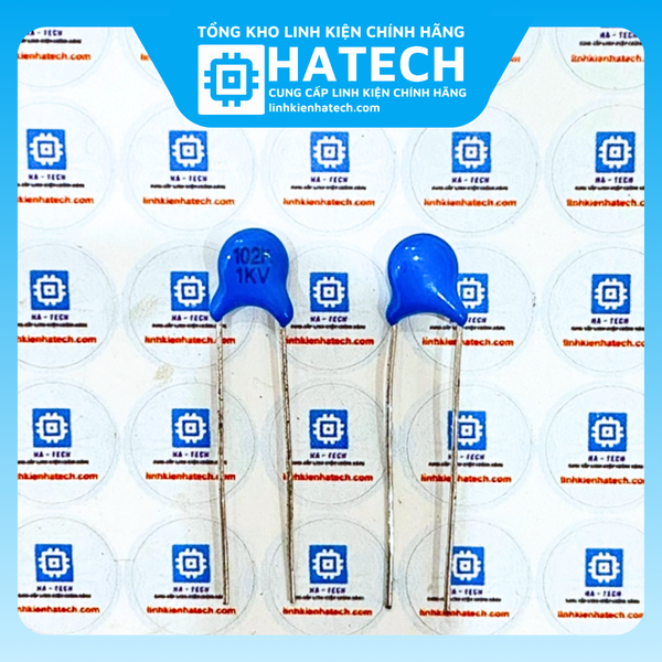 Linh Kiện Chuyên Dụng Tụ cao áp tụ gốm 102K 1KV 1nF 1000V 1000PF 10% chính hãng túi 20 chiếc
