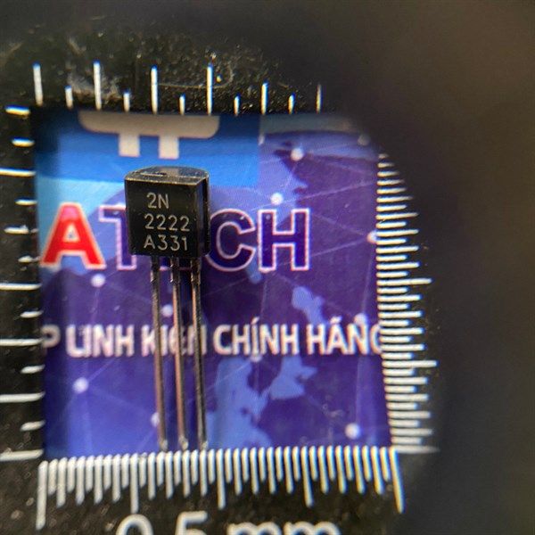 Túi 50 con 2N2222 2222 cắm NPN transistor 40V 600mA TO92 chính hãng