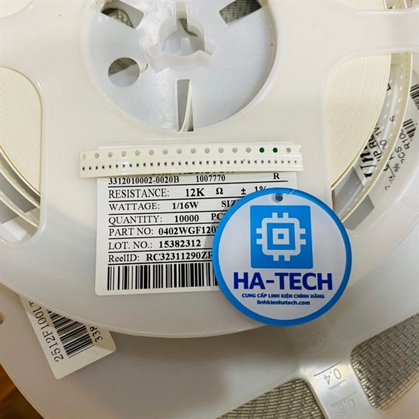 Điện trở dán 0402 100R 1% 1/16W chính hãng dây 50c