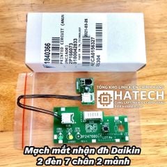 Mạch mắt nhận điều hoà daikin 2 đèn 7 chân 2 mảnh 3P247680 có dây hộp kèm theo
