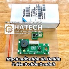 Mạch mắt nhận điều hòa Daikin 3 đèn 9 chân 2 mảnh 3P145629 có hộp