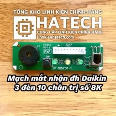 Mạch mắt nhận điều hòa Daikin 3 đèn 10 chân trị số 8K 3P185701-1 có hộp (lắp được cho 2 đèn 10 chân inverter)