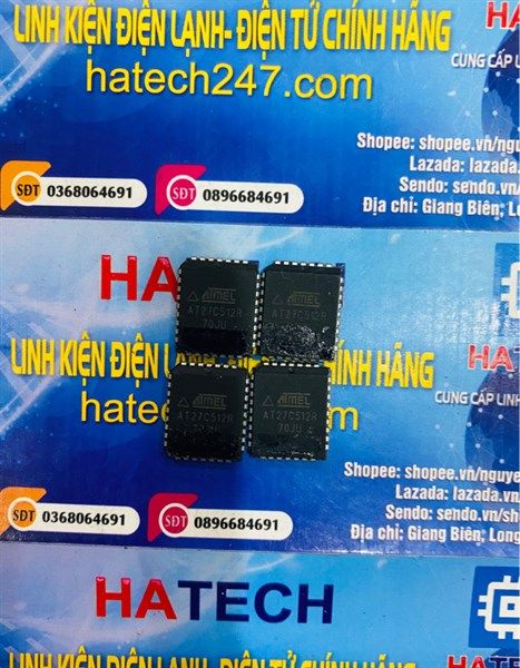 IC chíp AT27C512R-70JU