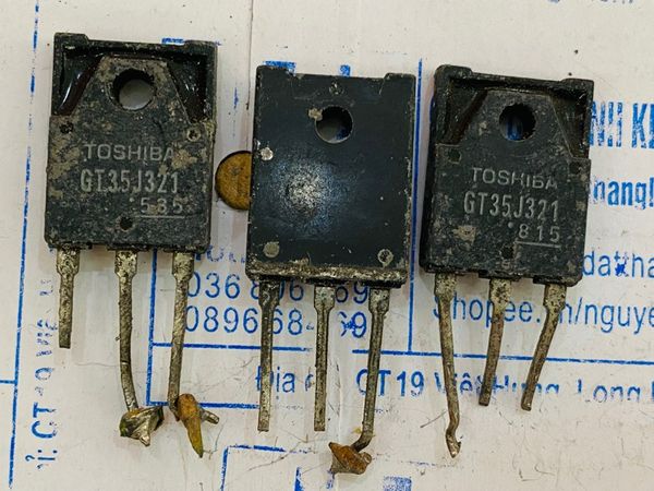 IGBT N-CHANNEL GT35J321 35J321 37A 600V TO-3P tháo máy chính hãng 100%